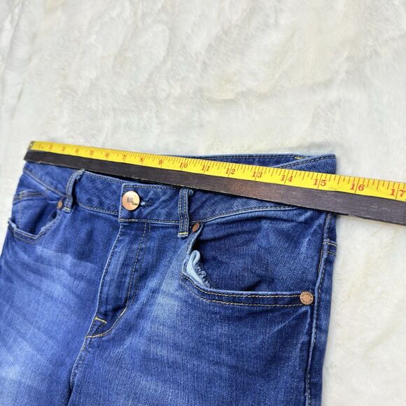 1822 Denim Skinny Ankle Jeans Medium Wash Mid Rise Women's Blue Size 10 - Picture 7 of 16